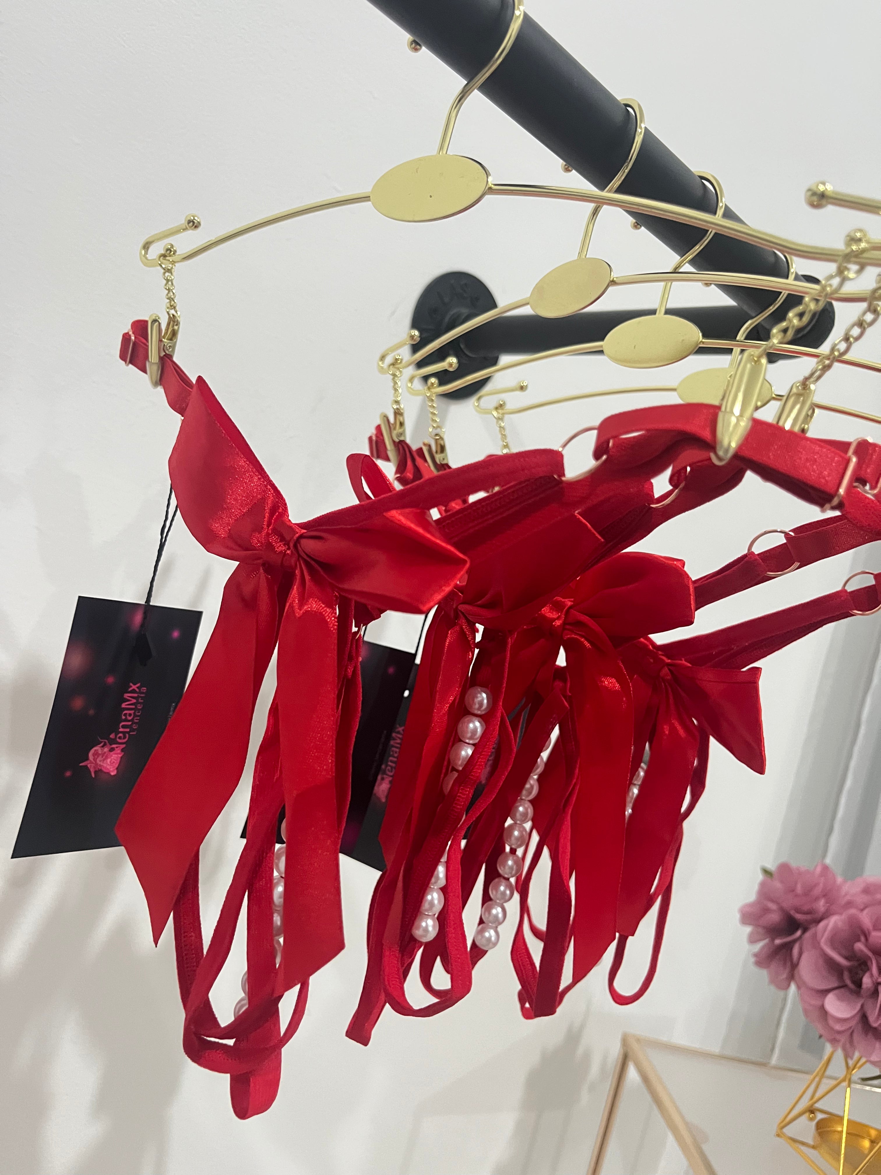 Tanga Erótica de Perlas Ajustable - Lencería Sensual Unitalla | NENA MX