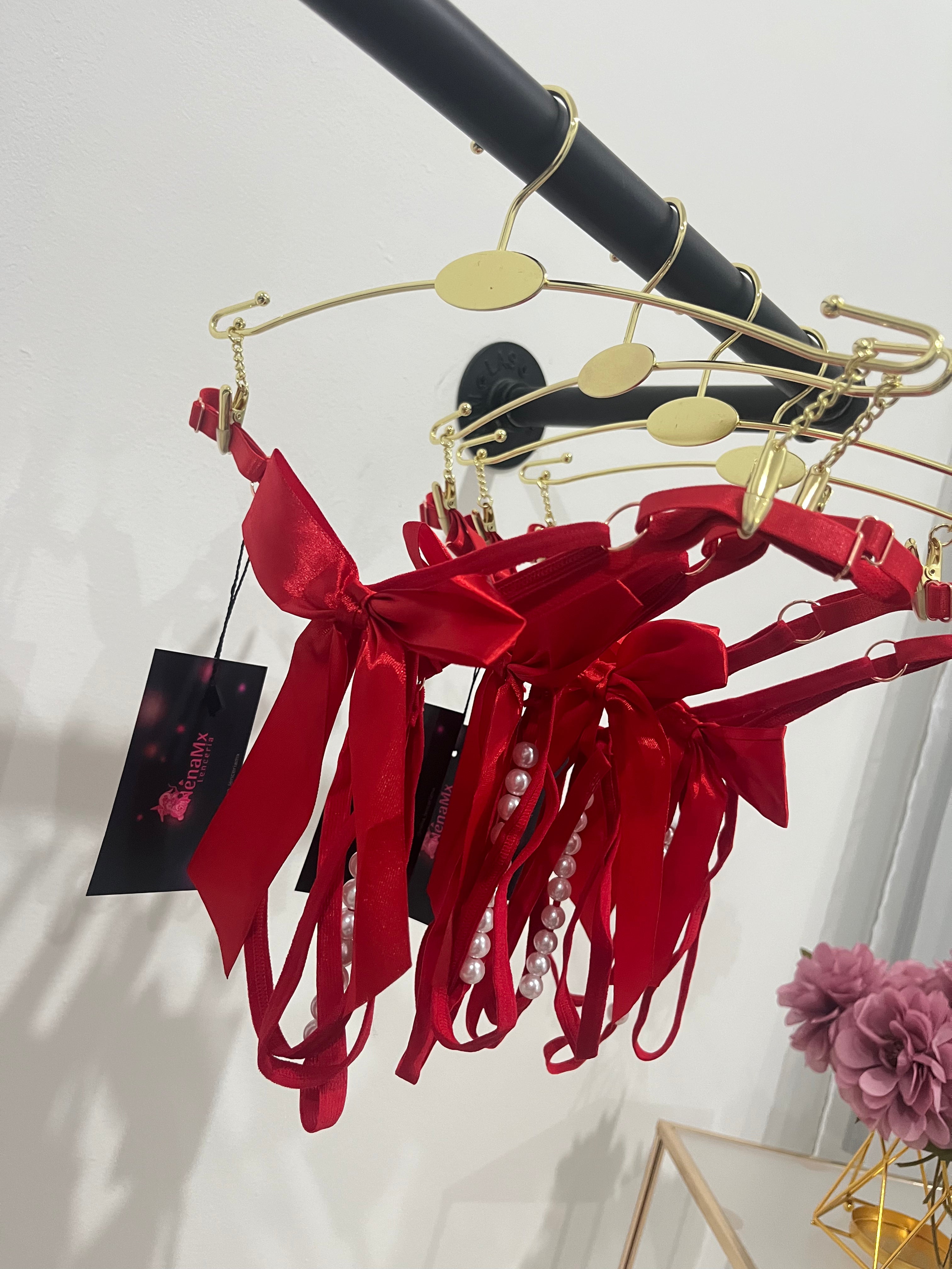 Tanga Erótica de Perlas Ajustable - Lencería Sensual Unitalla | NENA MX