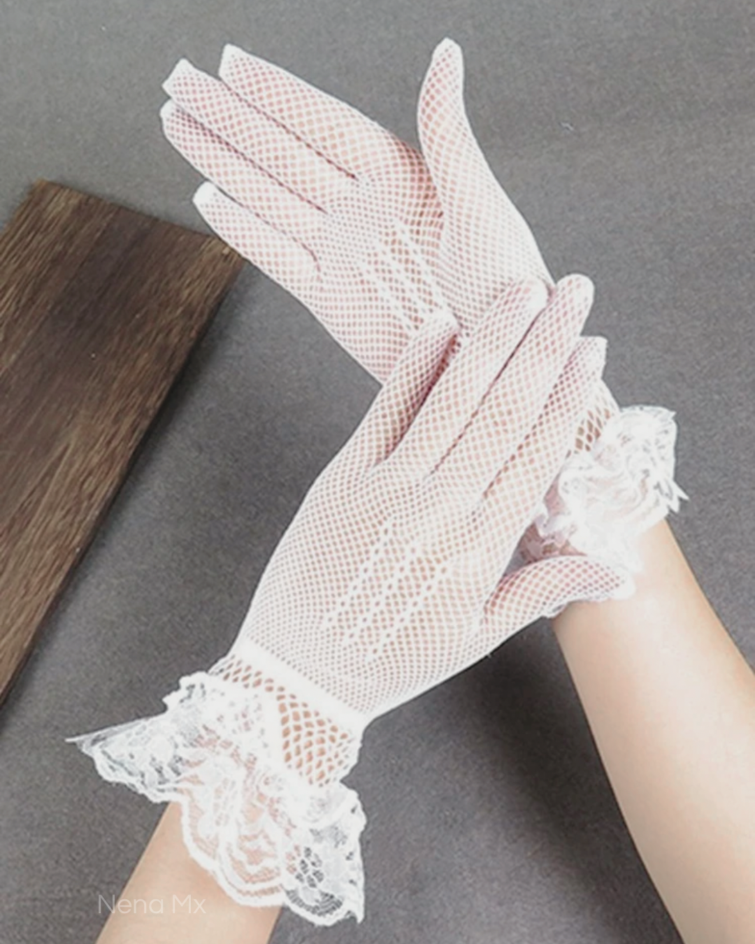Anne Guantes de Red Blanco | NENA MX