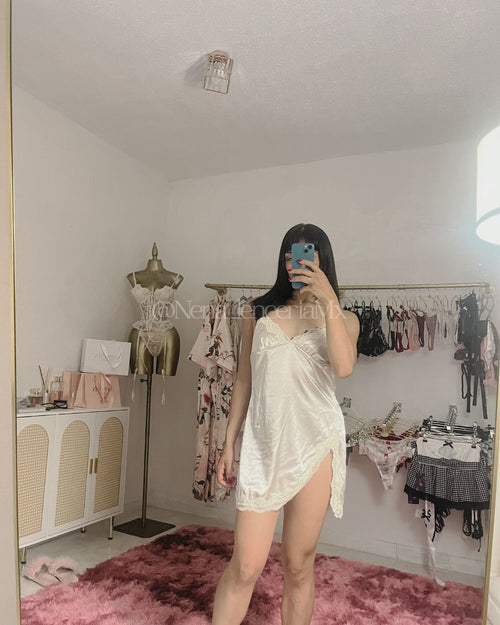 Bárbara Vestido Satinado | NENA MX