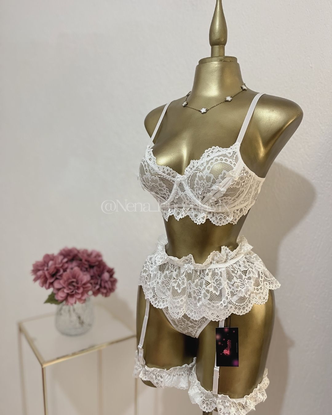 Set Pastel de Encaje NOVIAS | NENAMX