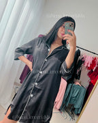 Magnolia Vestido de Satín Pijama | NENA MX